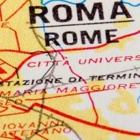 mappa di roma